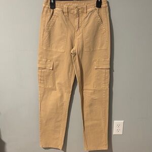 American Eagle Outfitters Tan Straight Cargo Utility Leg Pants Gorpcore